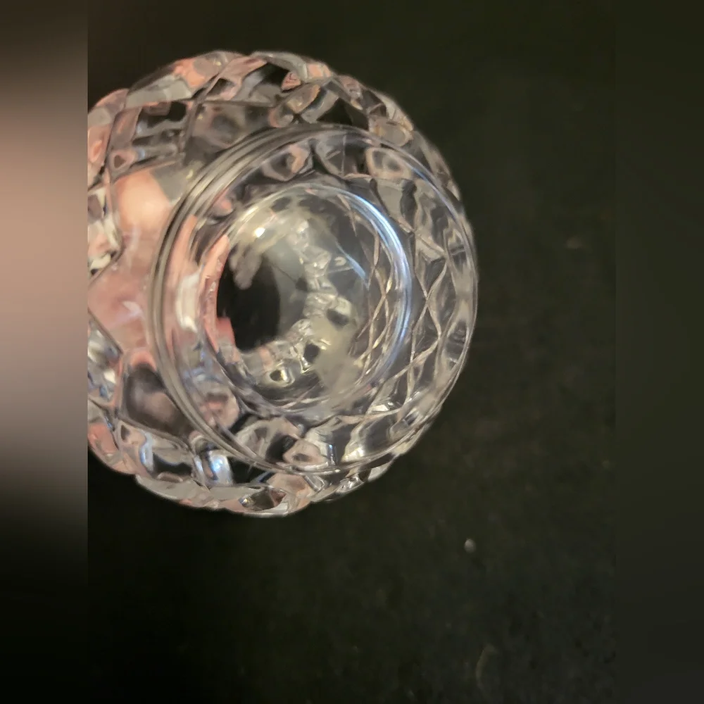 Princess House Lead Crystal Toothpick Holder